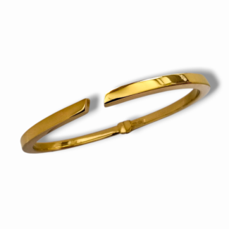 Сребърна гривна Golden Modern Edge