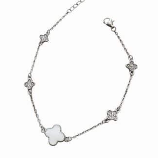 Сребърна гривна 0090