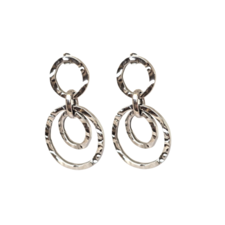 Сребърни обеци Silver Orbit Elegance