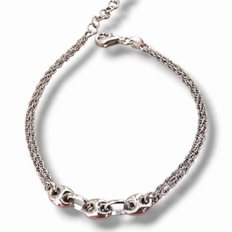 Сребърна гривна Silver Infinity Link