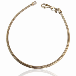 Сребърна гривна Silver Snake Elegance