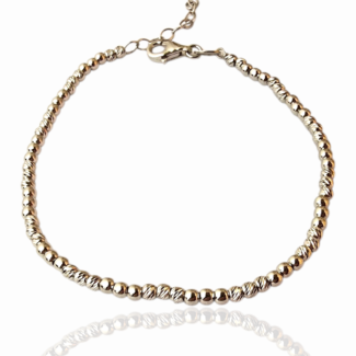 Сребърна гривна Silver Beaded Elegance