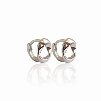 Сребърни обеци Silver Infinity Knot