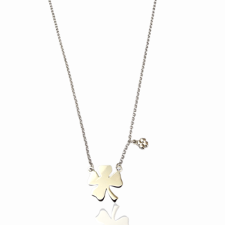 Сребърно колие Silver Lucky Clover