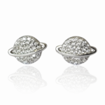 Сребърни обеци Silver Planet Spark