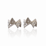 Сребърни обеци Silver Bow Luxury