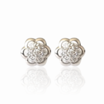 Сребърни обеци Silver Blossom Cluster