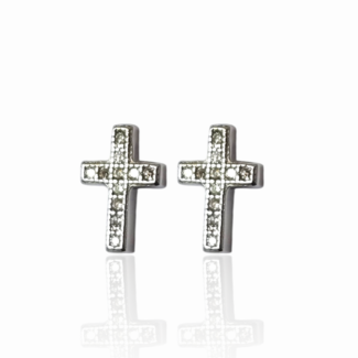 Сребърни обеци Silver Cross Shine
