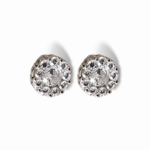 Сребърни обеци Silver Classic Halo