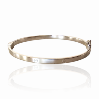 Сребърна гривна Silver Screw Bangle