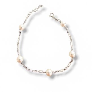 Сребърна гривна Silver Pearl Chain
