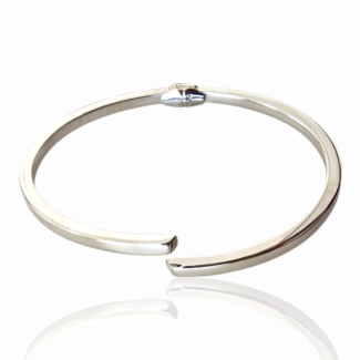 Сребърна гривна Silver Minimal Open Bangle