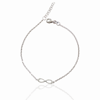 Сребърна гривна Silver Infinity Minimal
