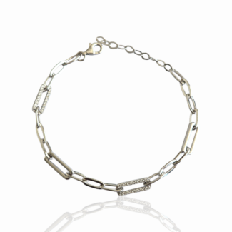 Сребърна гривна Silver Link Spark