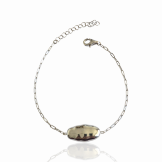 Сребърна гривна Silver Organic Oval