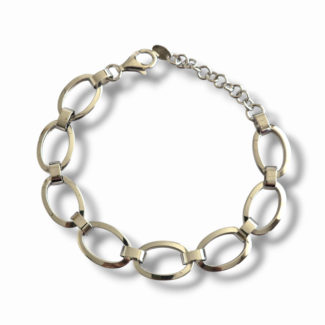 Сребърна гривна Silver Medium Oval Chain