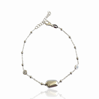 Сребърна гривна Silver Geo Spark