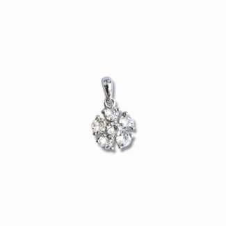 Сребърна висулка Lucky Clover