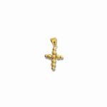 Сребърна висулка Mini Beaded Cross