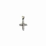 Сребърна висулка Mini Beaded Cross