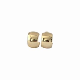 Сребърни обеци Golden Mini Huggies