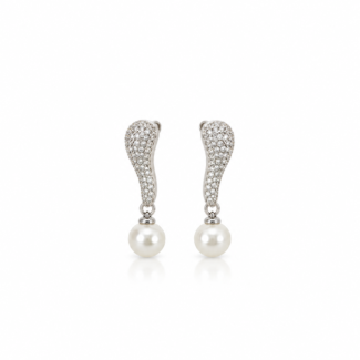 Обеци Silver Pearl